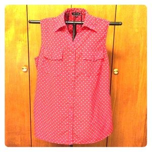 Cute Red Polka Dot Tunic