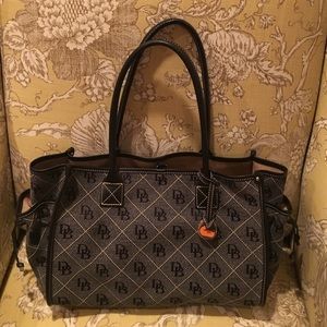Dooney & Bourke Black and Grey Tote