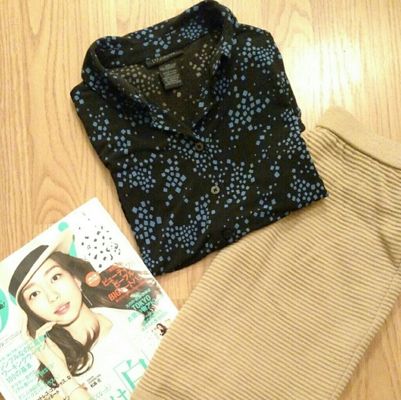 The Limited Tops - Starry Night Blouse - never wrinkles!!!