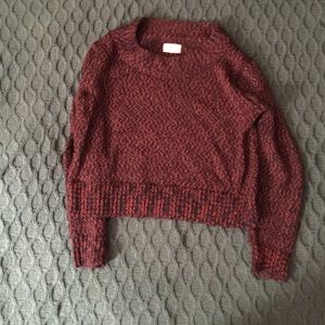 Lou&Grey red and blue sweater NWOT