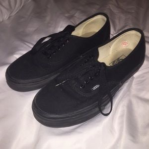 All Black Vans