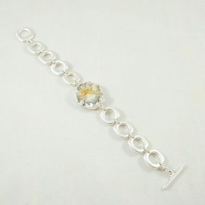 Druzy gemstone bracelet