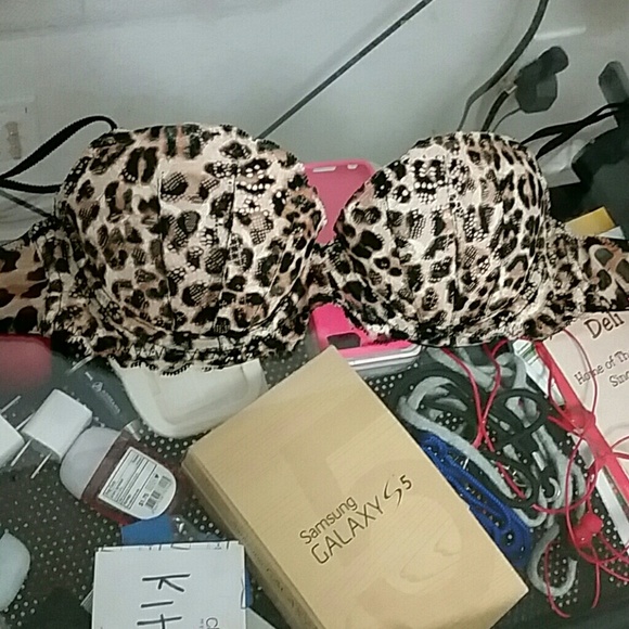 Victoria secret pink leopard bra