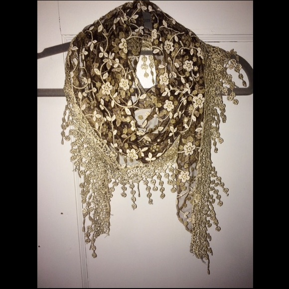 Floral Sheer Scarf