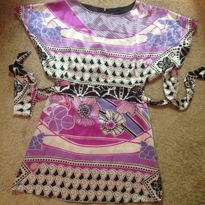 BCBG Maxazria flora dress with sash