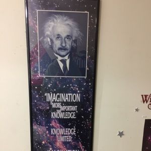 Albert Einstein framed poster