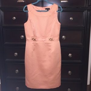 Tahari Peach Dress