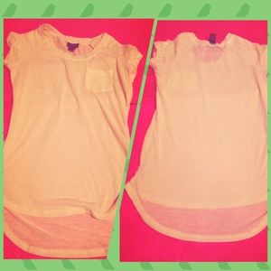 Rue 21 small high/low short sleeve sweater