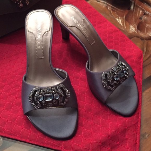 Enzo Angiolini Aretina Blue Fabric Pumps