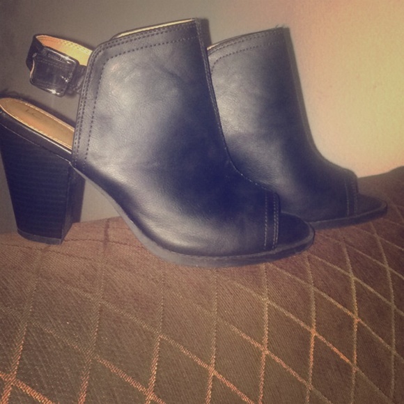 Open toe booties!