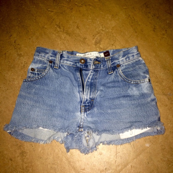 Brandy Melville Pants - High waisted denim shorts