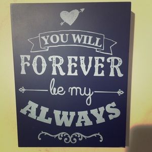 Wall decor for a bed room