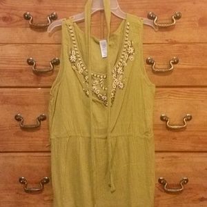 Sleeveless beaded top