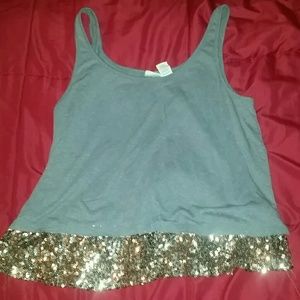 Casual Cute Blingy tank top.
