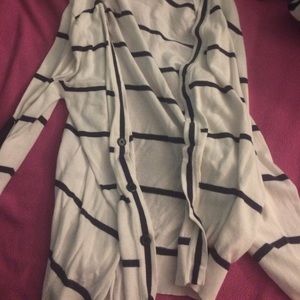 Blue and white cardigan (small/medium)