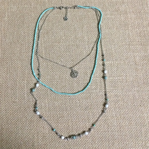 Super Cute Turquoise/Silver Necklace