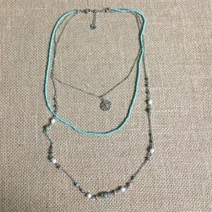Super Cute Turquoise/Silver Necklace