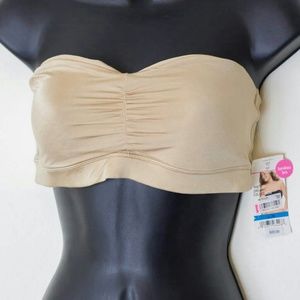 NWT Maidenform Size Large Nude Bandeau Bra