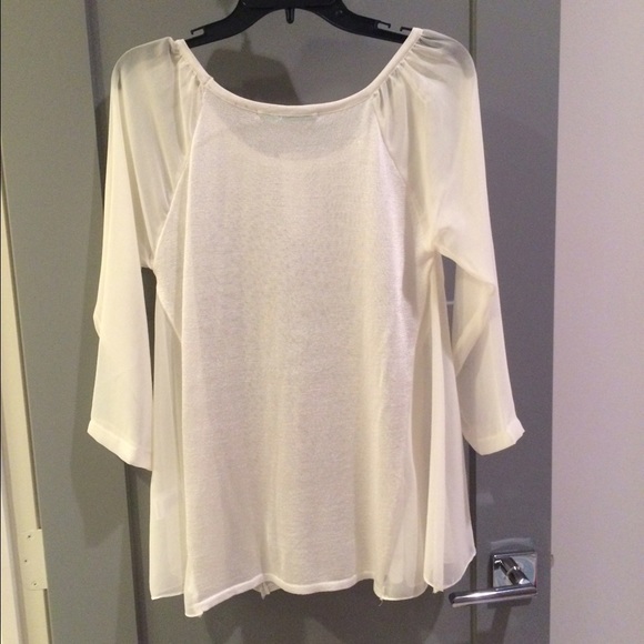 Lily Rain Cream Top - Picture 2 of 3