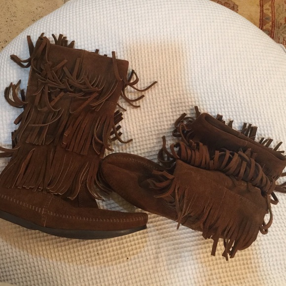Fringe boot, size 8 NWOT