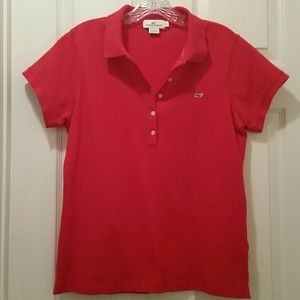 Red Vineyard Vines Polo