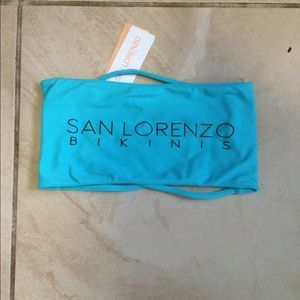Crisscross bandeau top