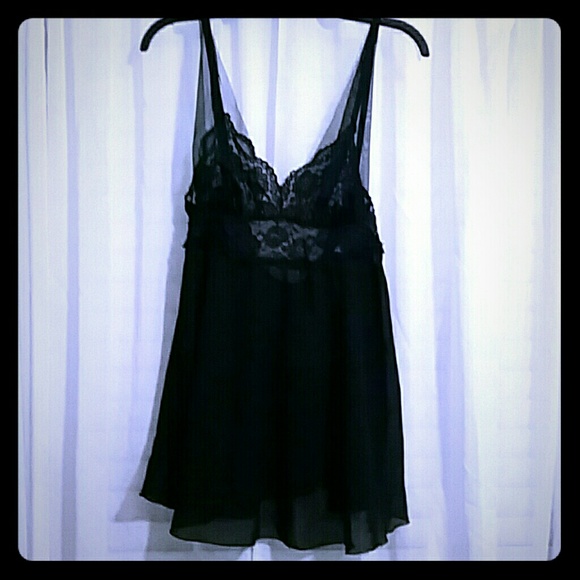 Black Sheer Babydoll