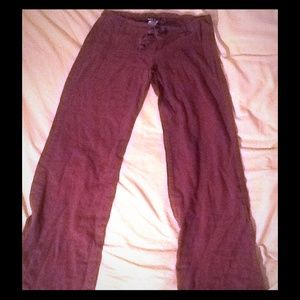 Sz XS brown linen pants. Linen/rayon blend