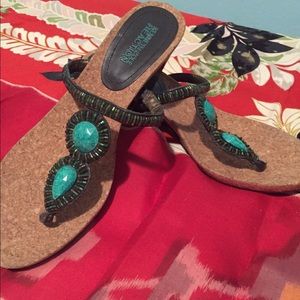 🐼NEW KENNETH COLE REACTION- cork wedges