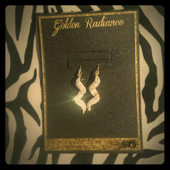 Gold plated earrings - Picture 1 of 2