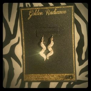 Gold plated earrings