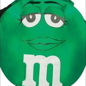 Green M & M costume