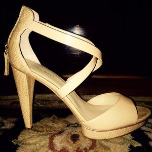 Nine West Cross Strap Heels
