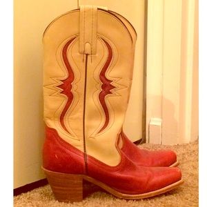 Vintage 1970's Frye cowboy boots