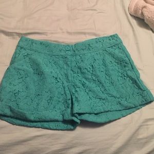 Mint shorts