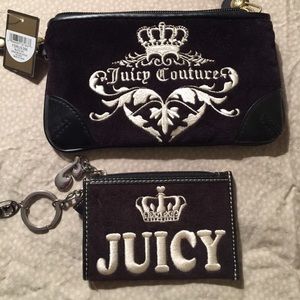 Juicy Couture wristlet with change purse