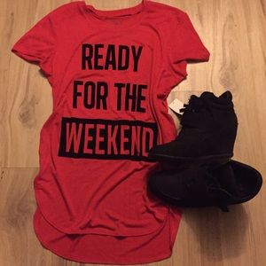 Red T-Shirt- Size L