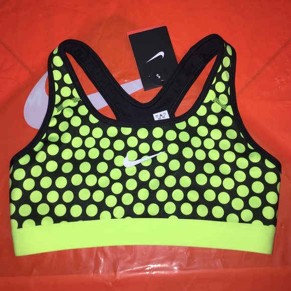 Nike Tops - Nike dri fit polka dot sports bra