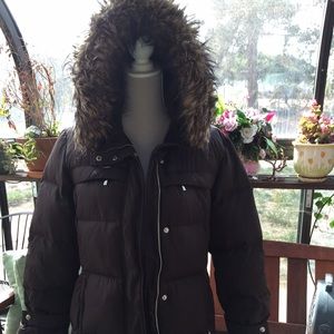 🍂MK JACKET W/Detachable Faux Fur Hood🍂