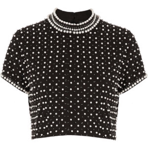 TOPSHOP Pearl Crop Top