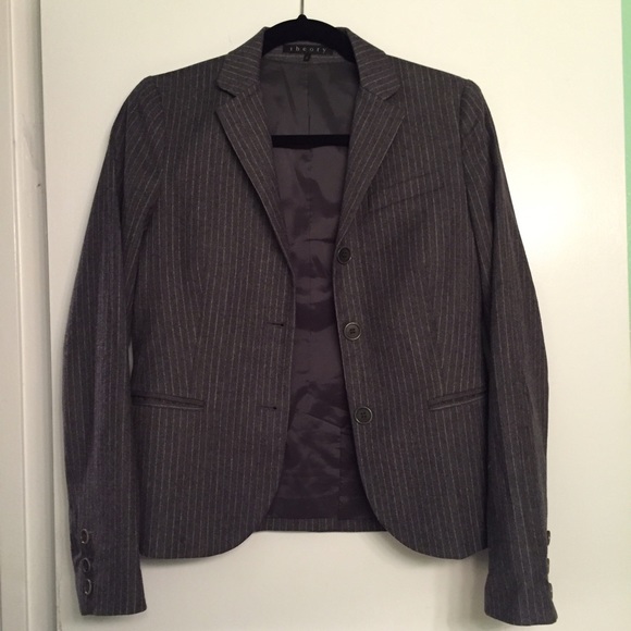 Theory grey blazer