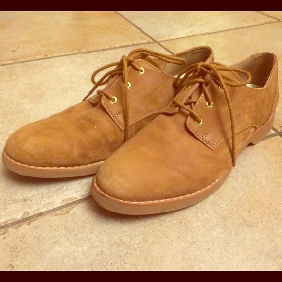 Sperry Chestnut Suede Oxfords