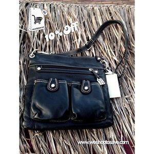 Giani bernini small leather handbag