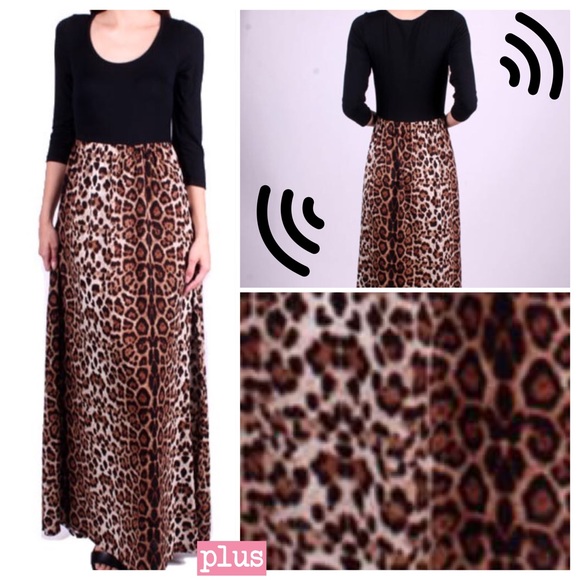 💥HOST PICK 1/16💥ANIMAL PRINT MAXI DRESS! - Picture 2 of 2
