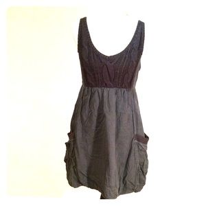 mango dress knit top with cotton bottom