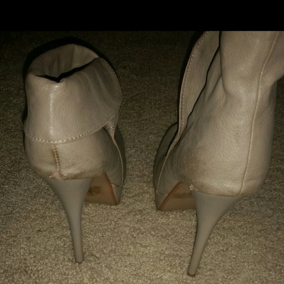 Tan low and high heels