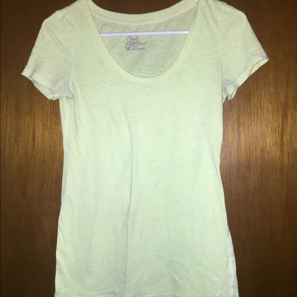 American Eagle Lime Green Shirt