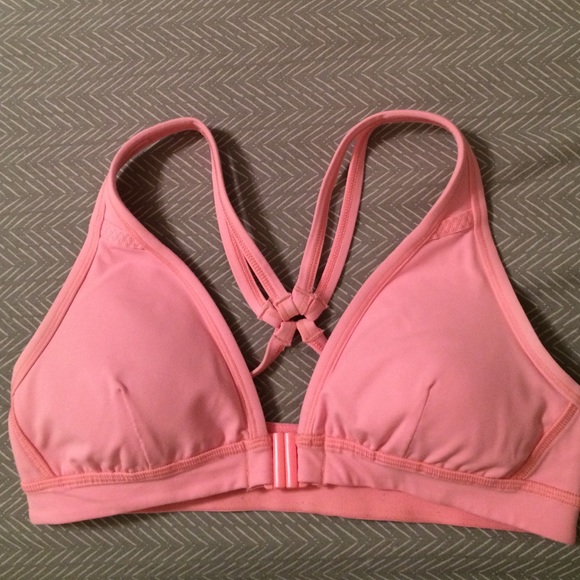 Pink Lulu Lemon sports bra