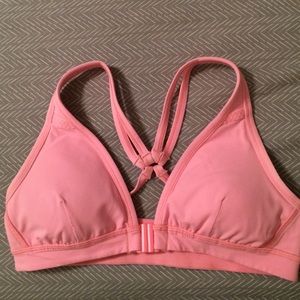 Pink Lulu Lemon sports bra