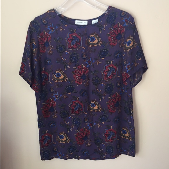 Ann Taylor Tops - Ann Taylor Blouse Purple